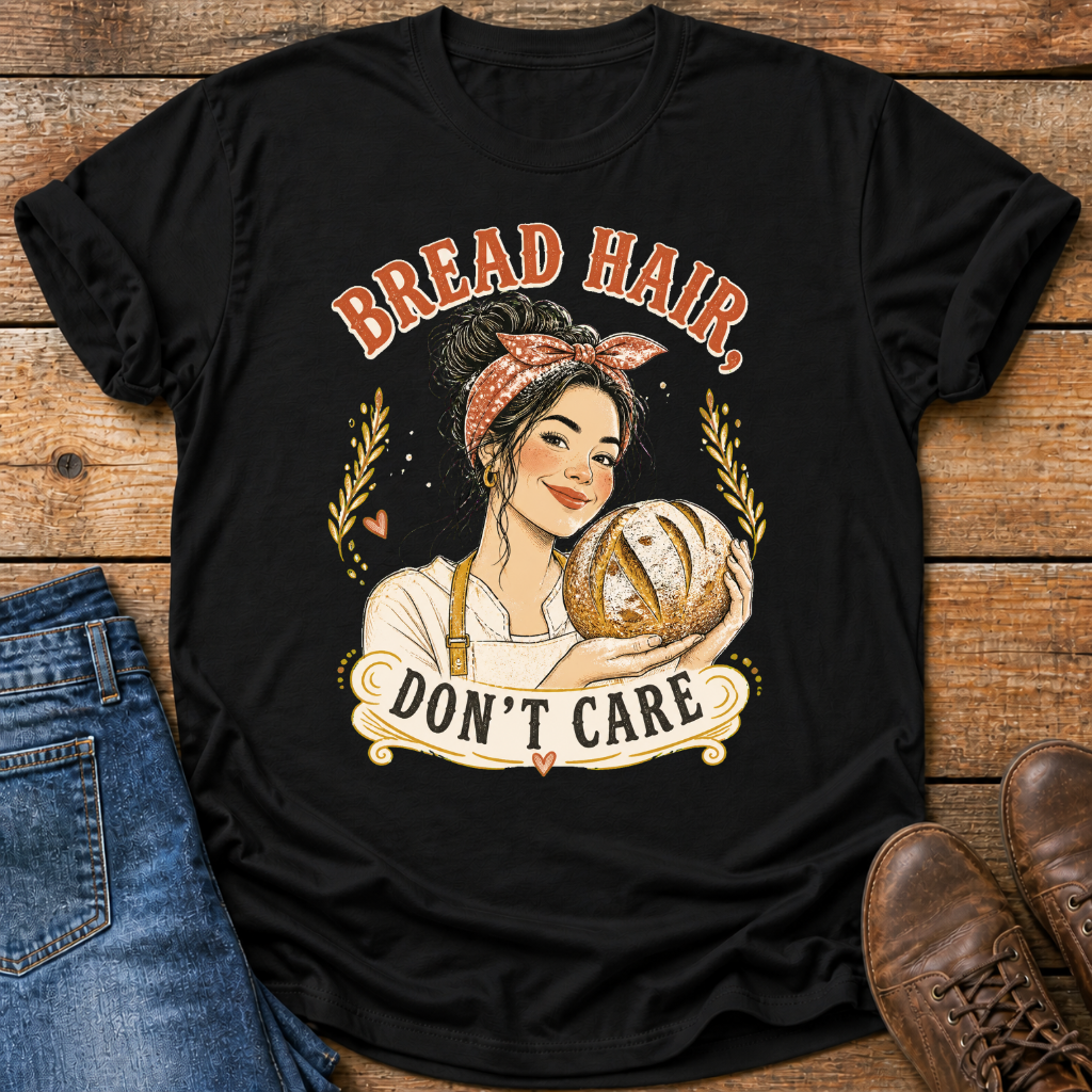 Bread Hair Don't Care T-Shirt
