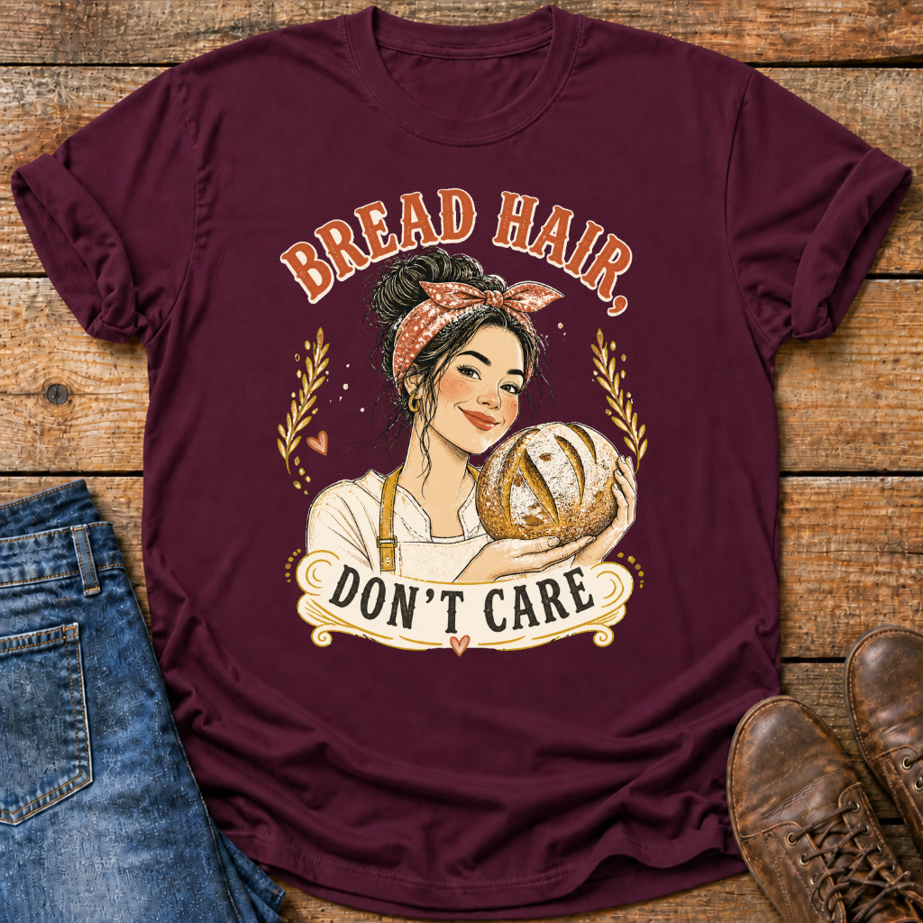 Bread Hair Don't Care T-Shirt