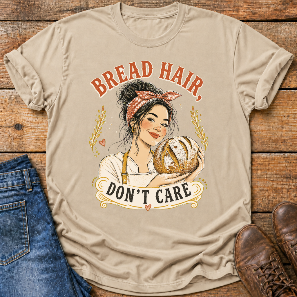 Bread Hair Don't Care T-Shirt