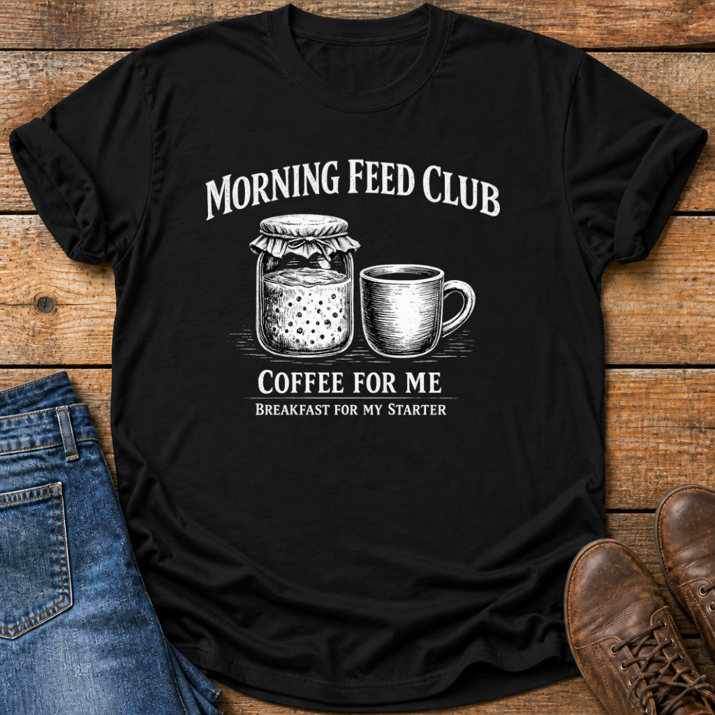Morning Feed Club Coffee T-Shirt