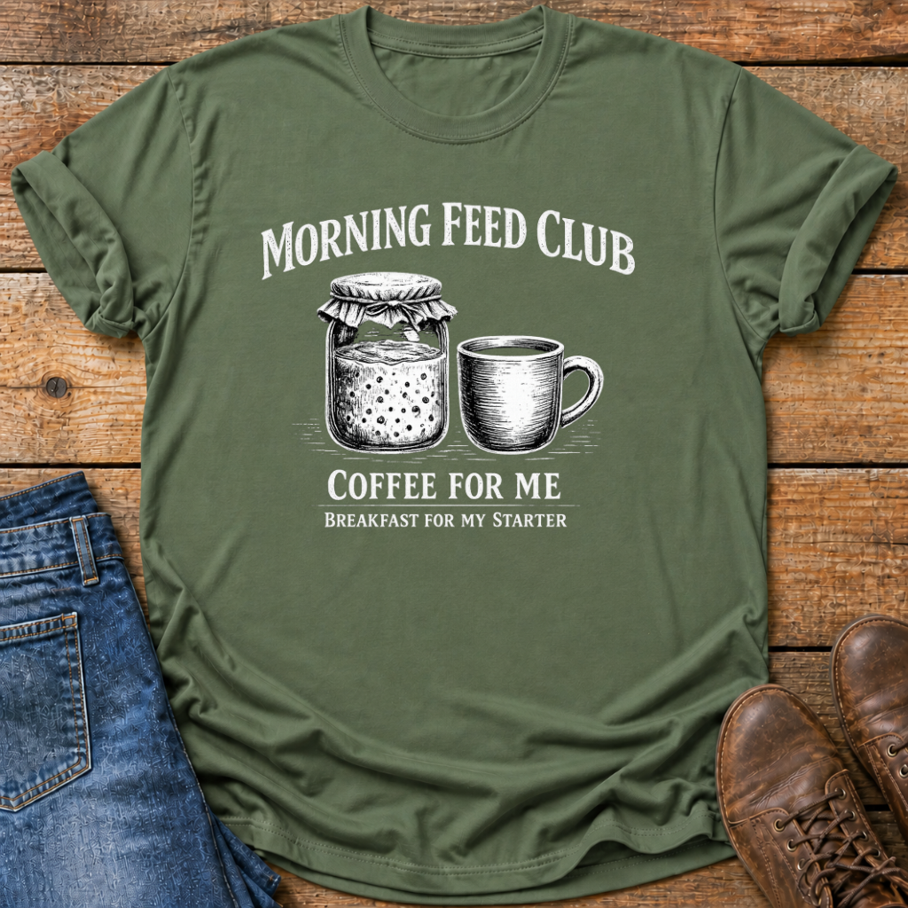 Morning Feed Club Coffee T-Shirt