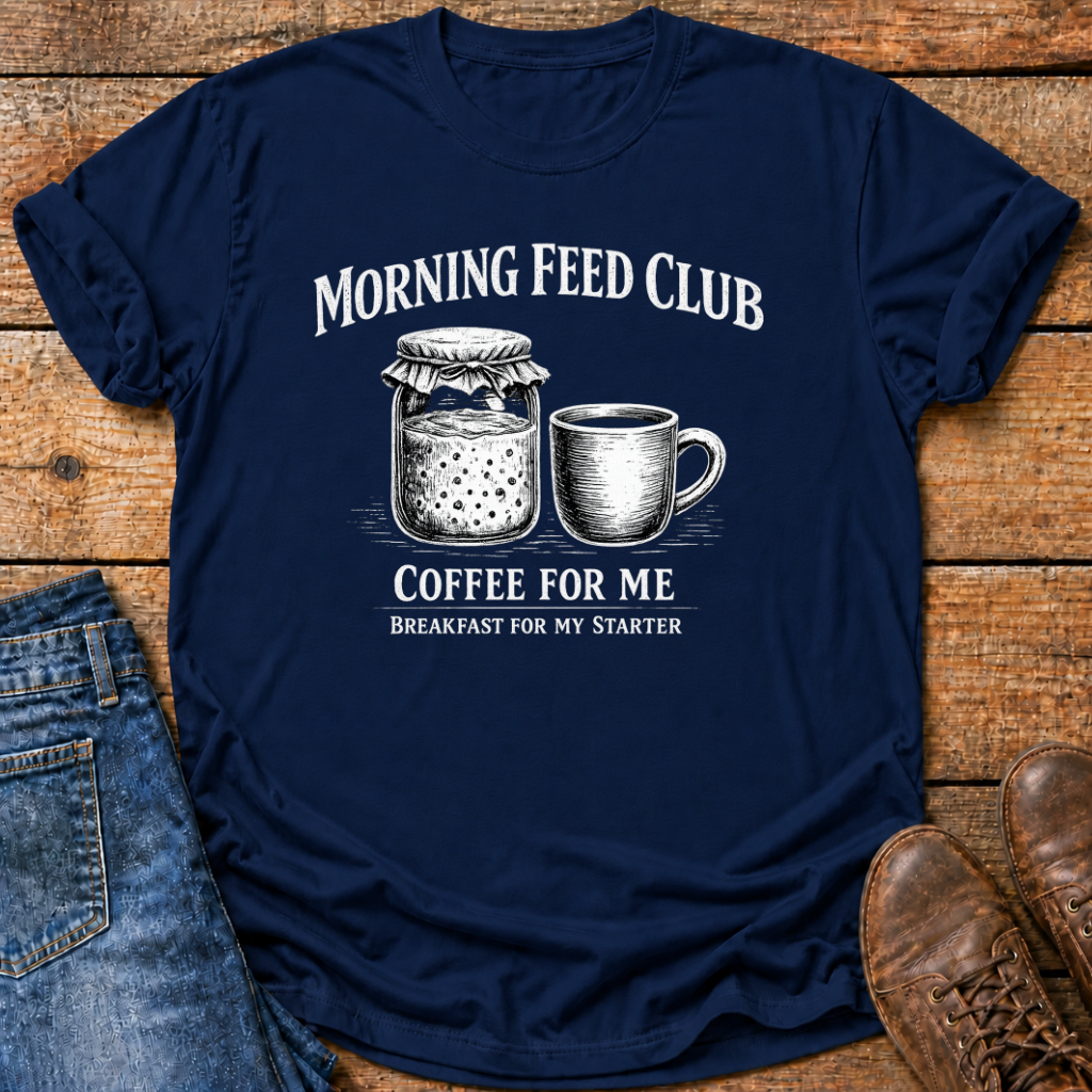 Morning Feed Club Coffee T-Shirt