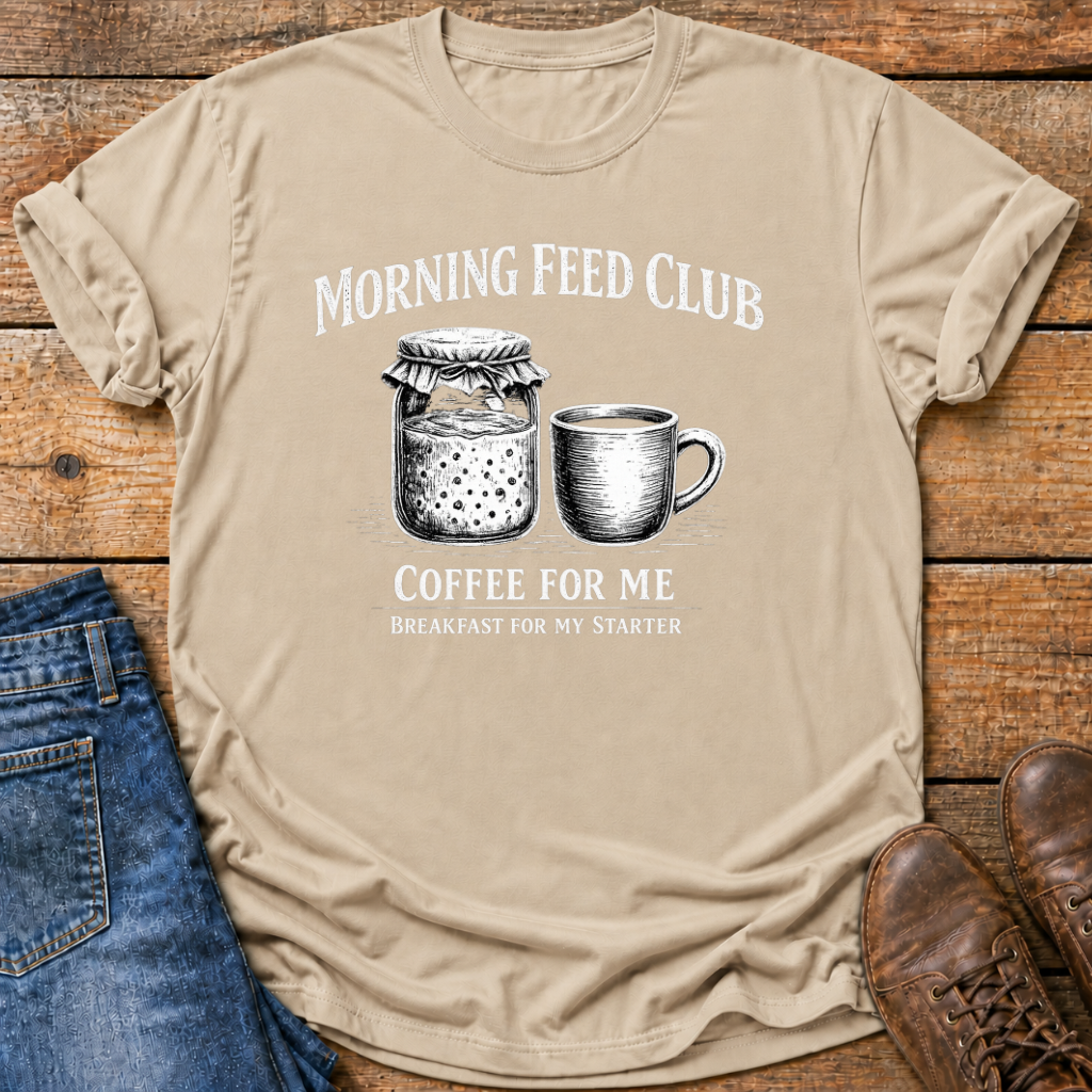 Morning Feed Club Coffee T-Shirt
