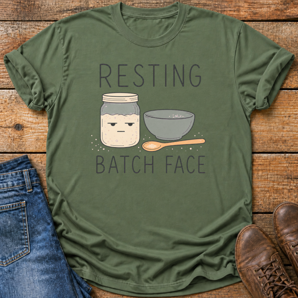 Resting Batch Face T-Shirt
