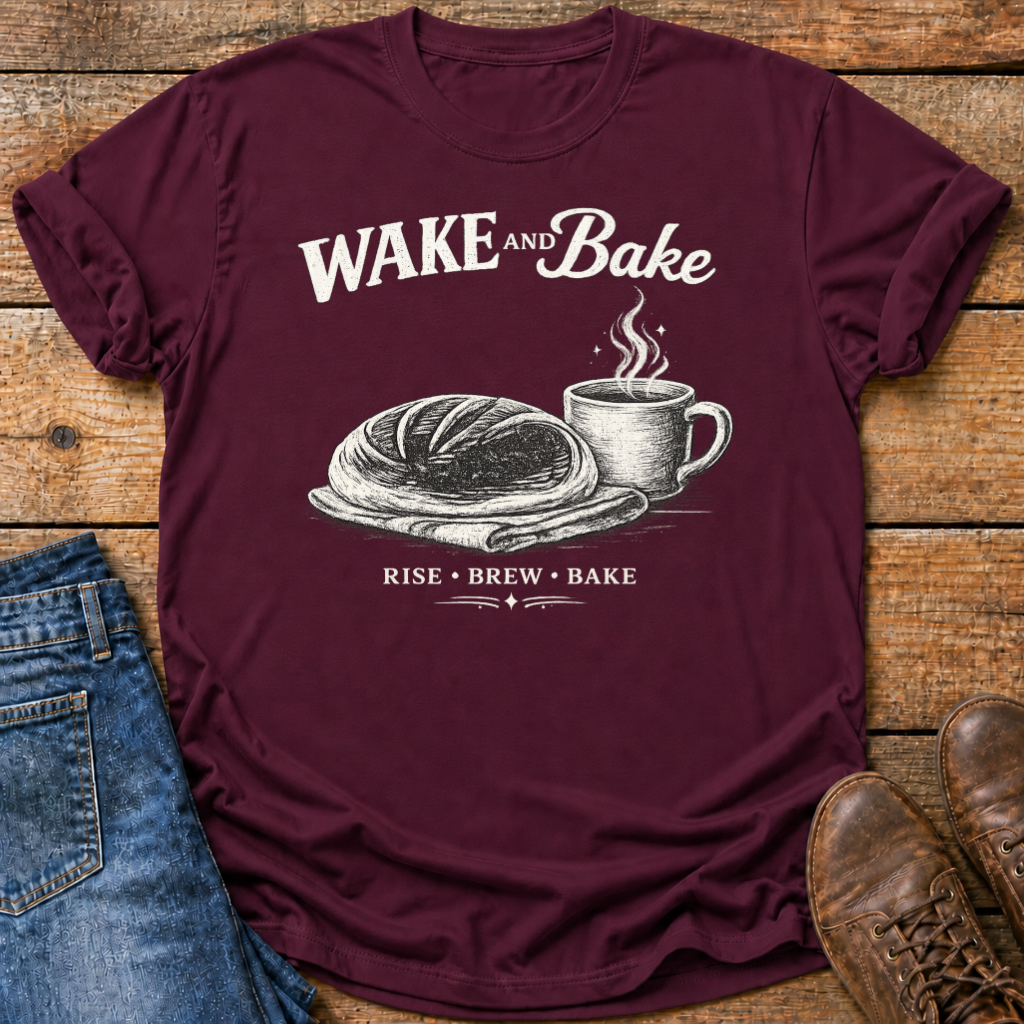 Wake and Bake Coffee T-Shirt