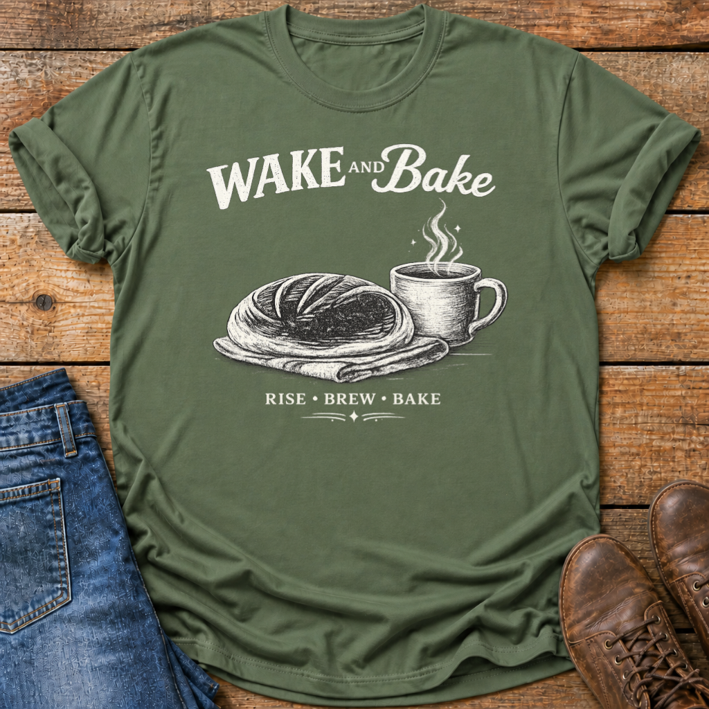 Wake and Bake Coffee T-Shirt