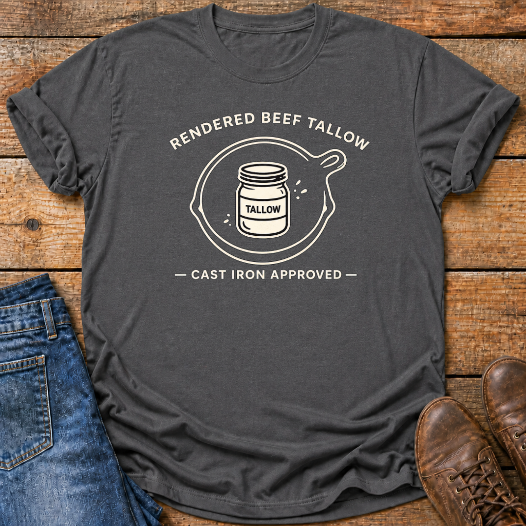 Beef Tallow Cast Iron T-Shirt