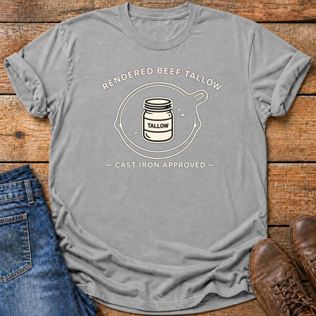 Beef Tallow Cast Iron T-Shirt