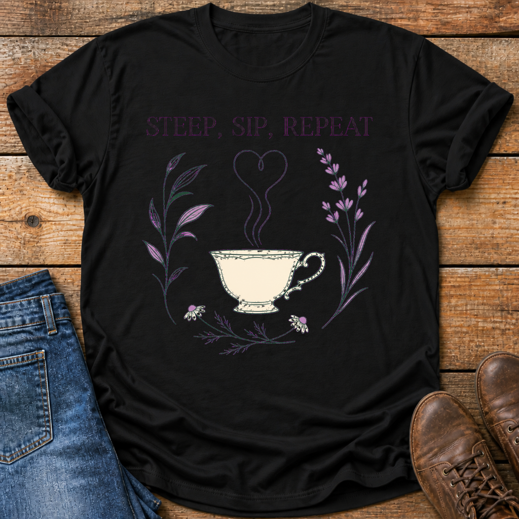 Steep Sip Repeat T-Shirt