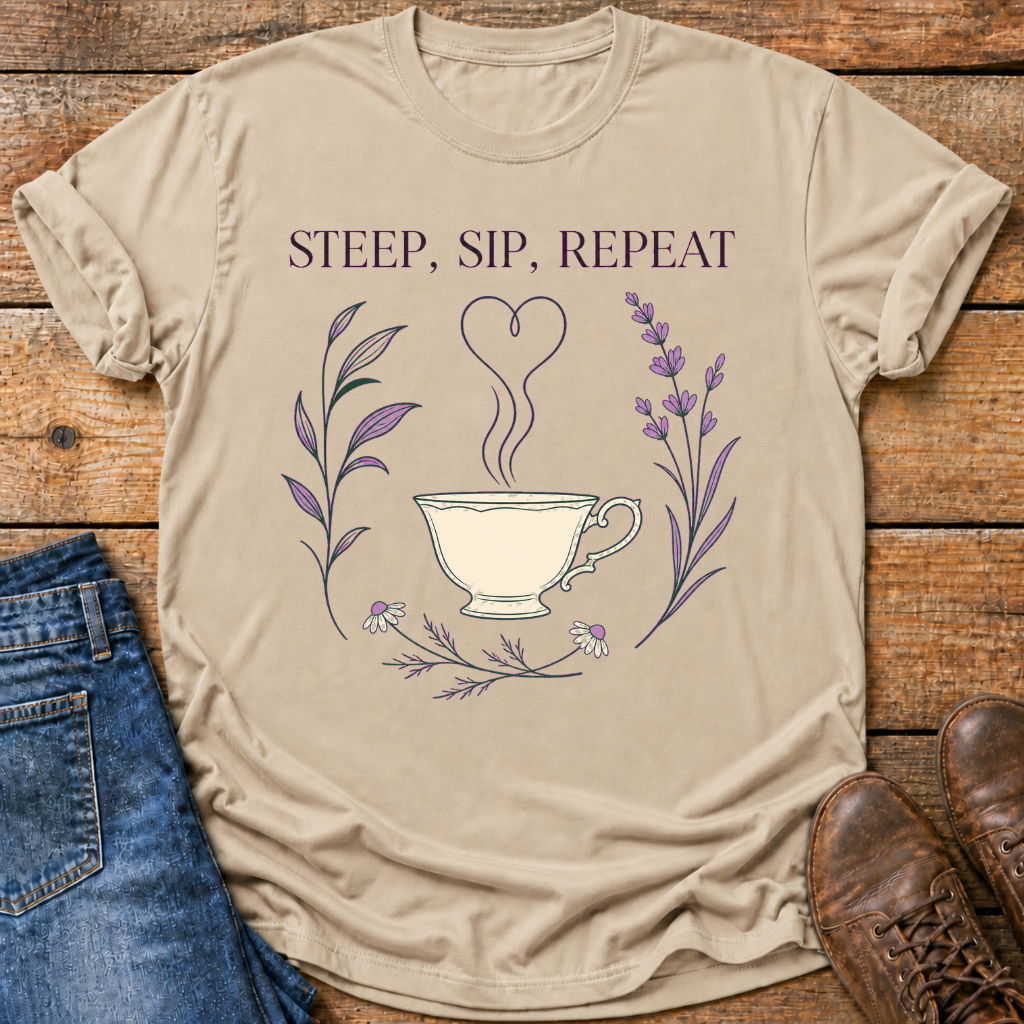 Steep Sip Repeat T-Shirt