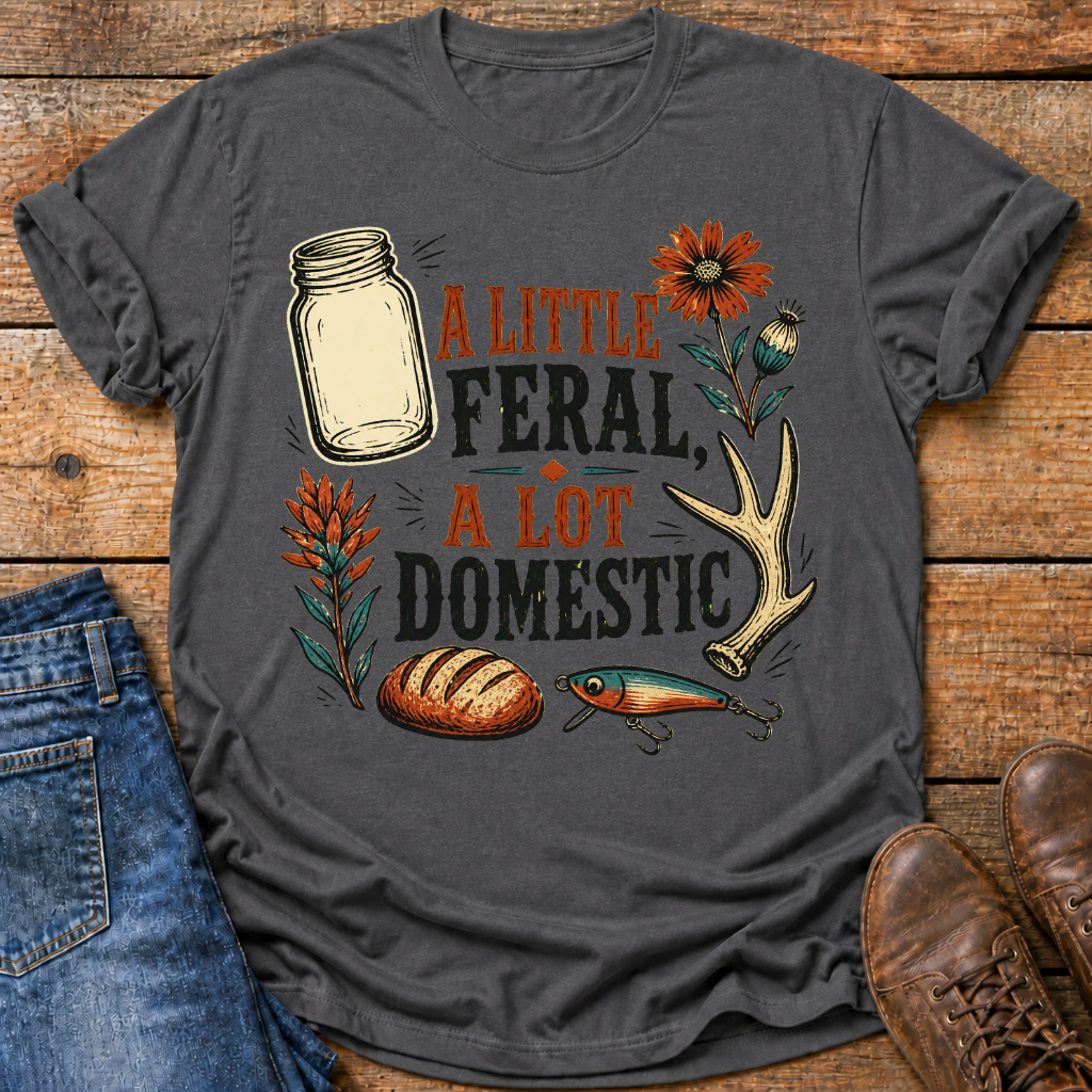 A Little Feral A Lot Domestic T-Shirt