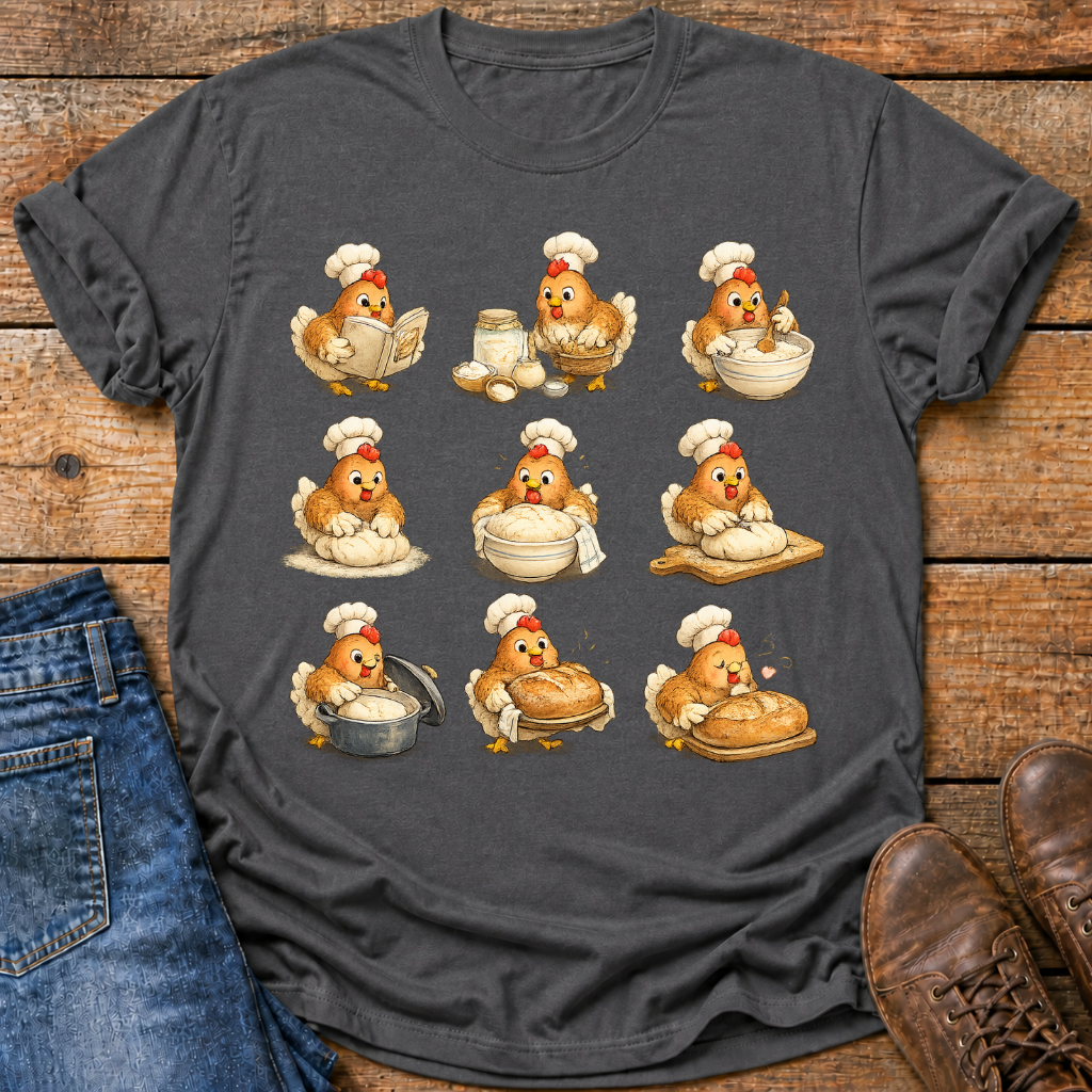 Chicken Sourdough Baker T-Shirt