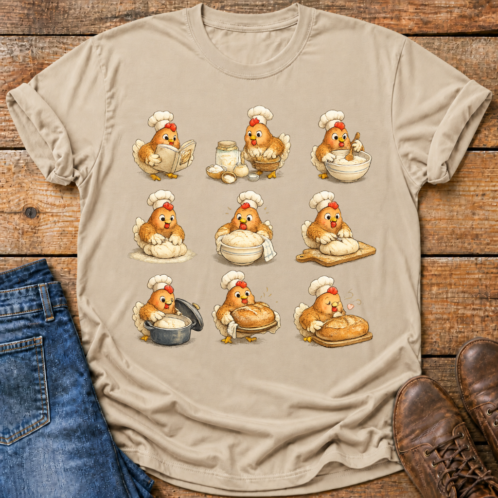 Chicken Sourdough Baker T-Shirt