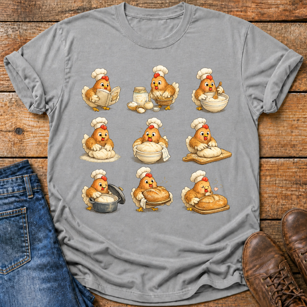 Chicken Sourdough Baker T-Shirt