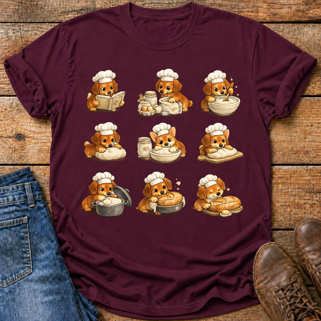 Dachshund Sourdough Baker T-Shirt