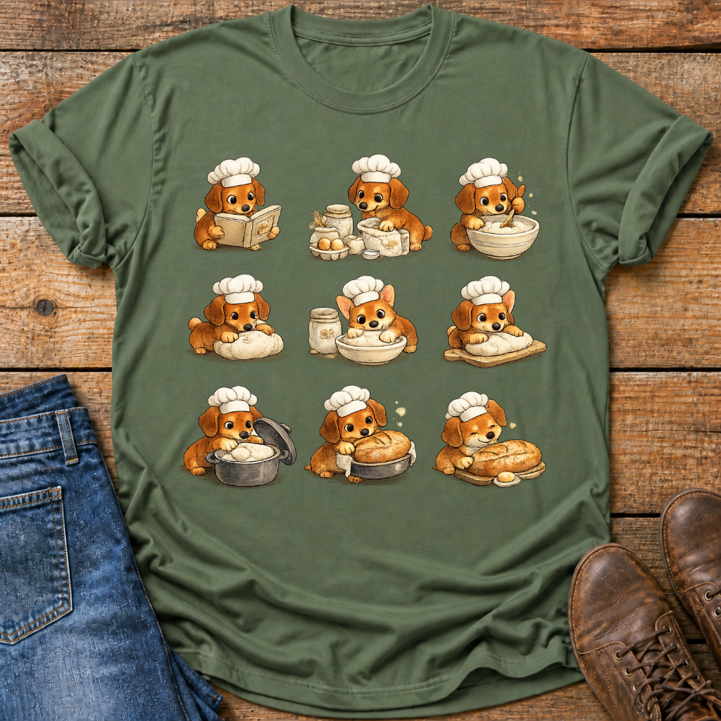 Dachshund Sourdough Baker T-Shirt