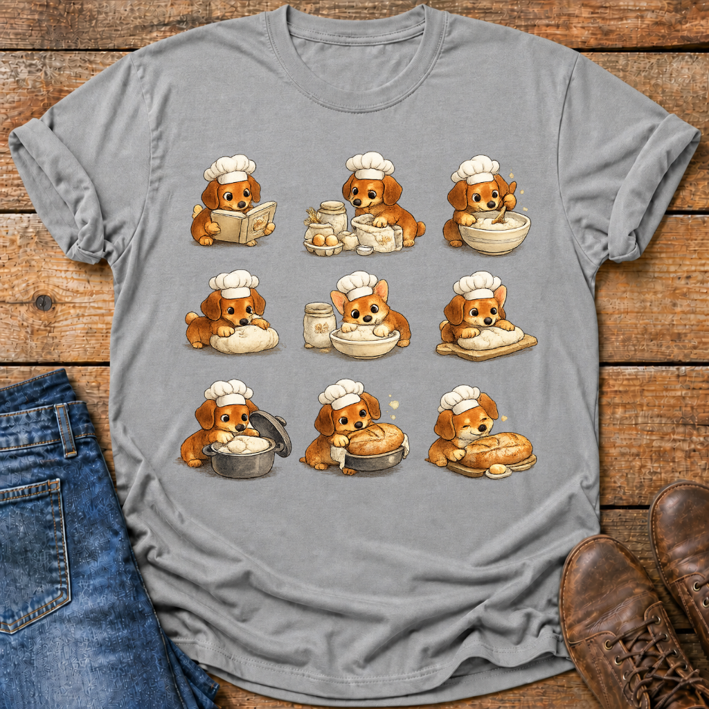 Dachshund Sourdough Baker T-Shirt