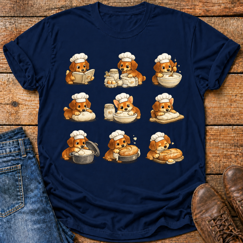 Dachshund Sourdough Baker T-Shirt