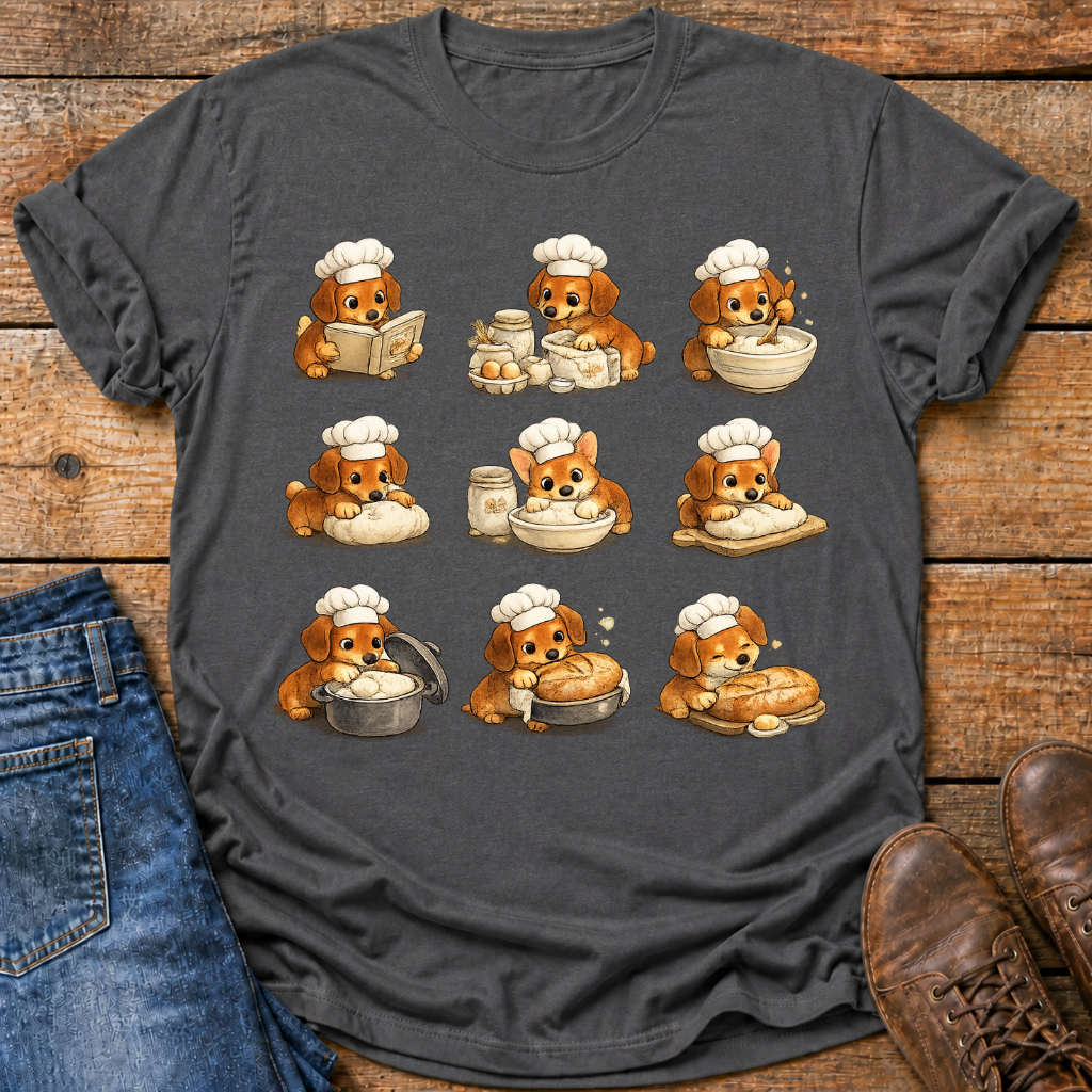 Dachshund Sourdough Baker T-Shirt