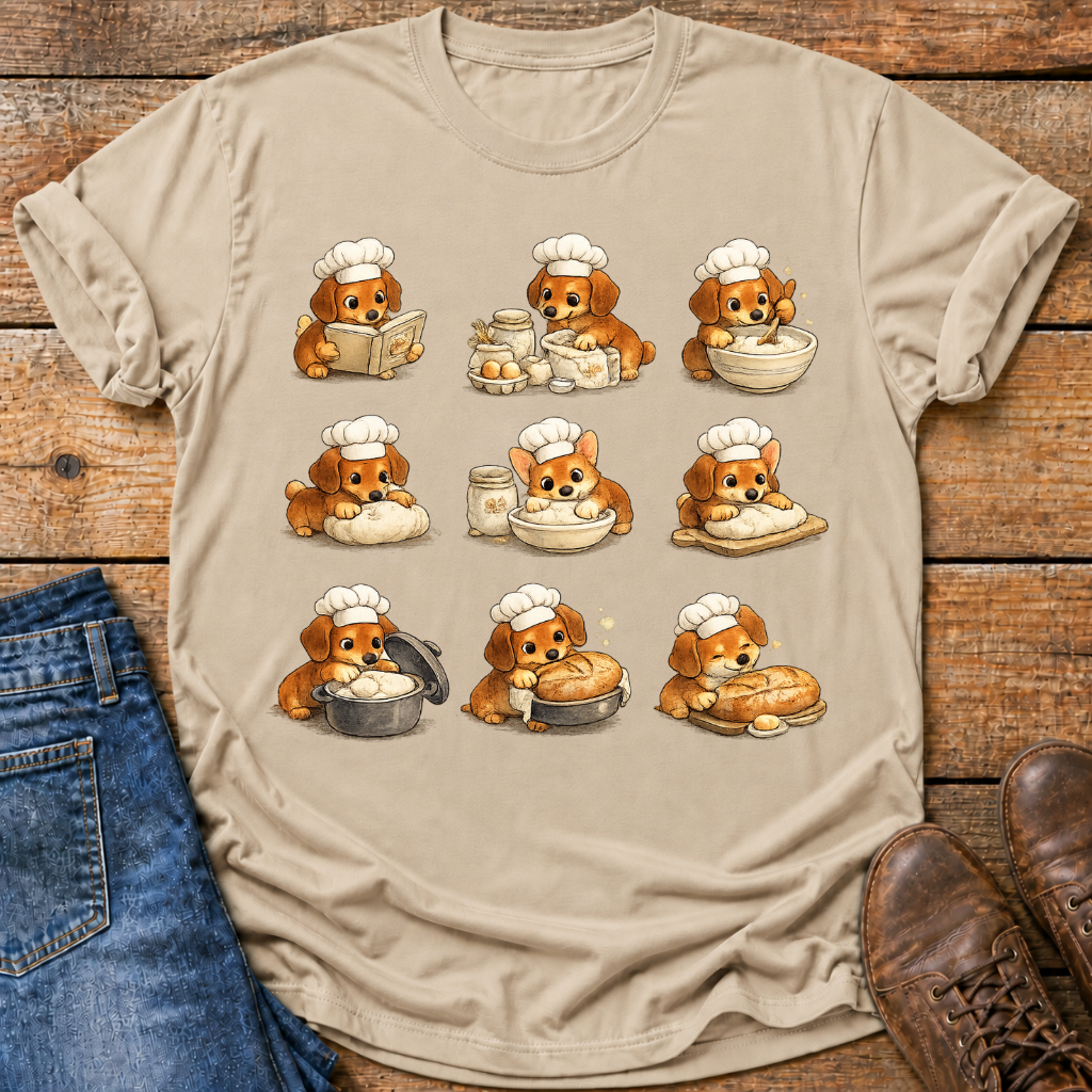 Dachshund Sourdough Baker T-Shirt