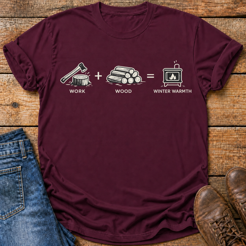 Homesteading Wood Math T-Shirt