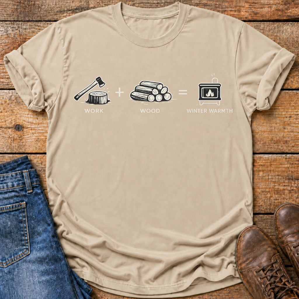 Homesteading Wood Math T-Shirt