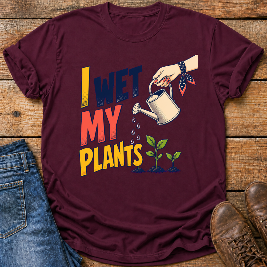 I Wet My Plants T-Shirt