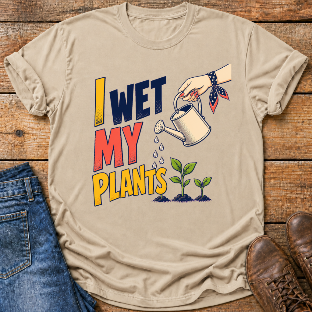 I Wet My Plants T-Shirt