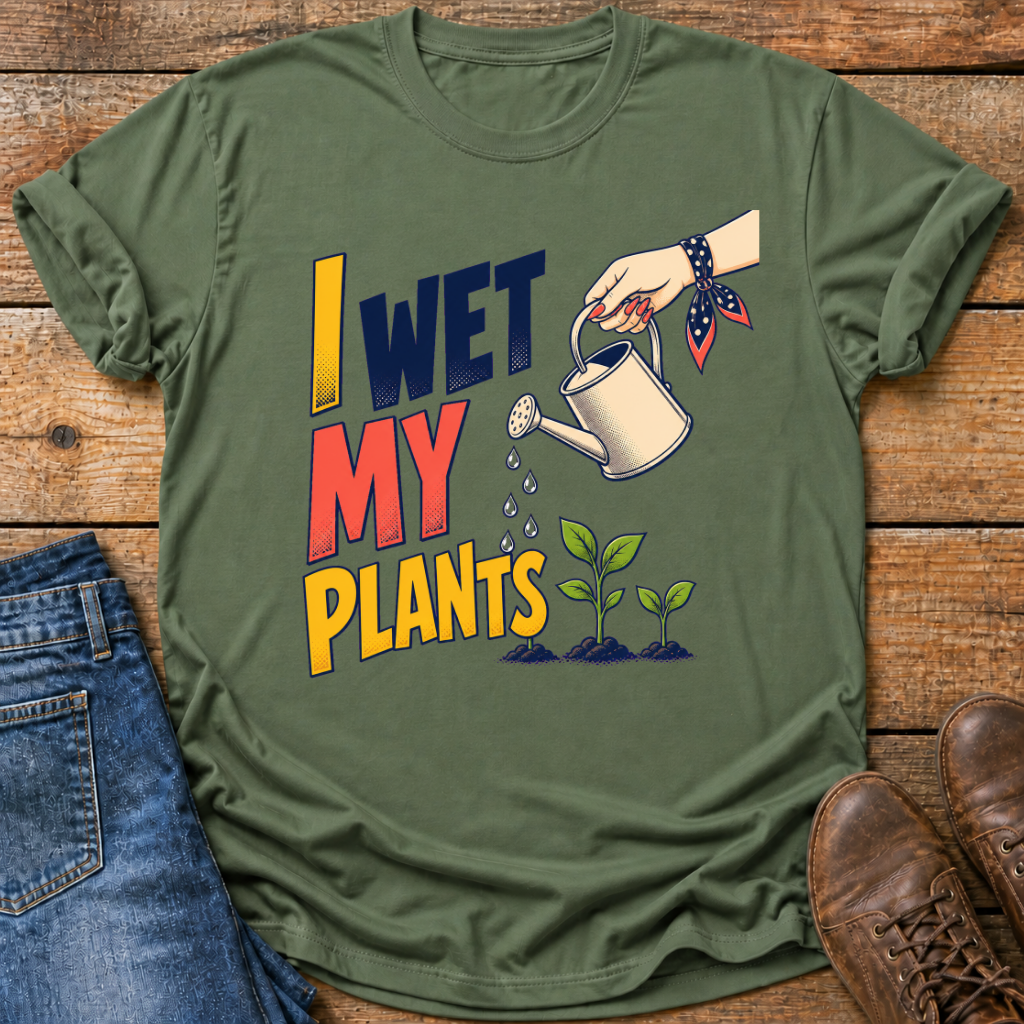 I Wet My Plants T-Shirt