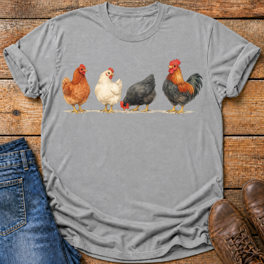 Love Chickens T-Shirt