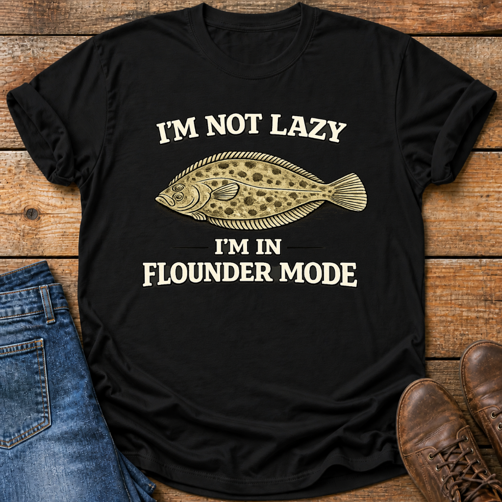 Lazy Flounder T-Shirt