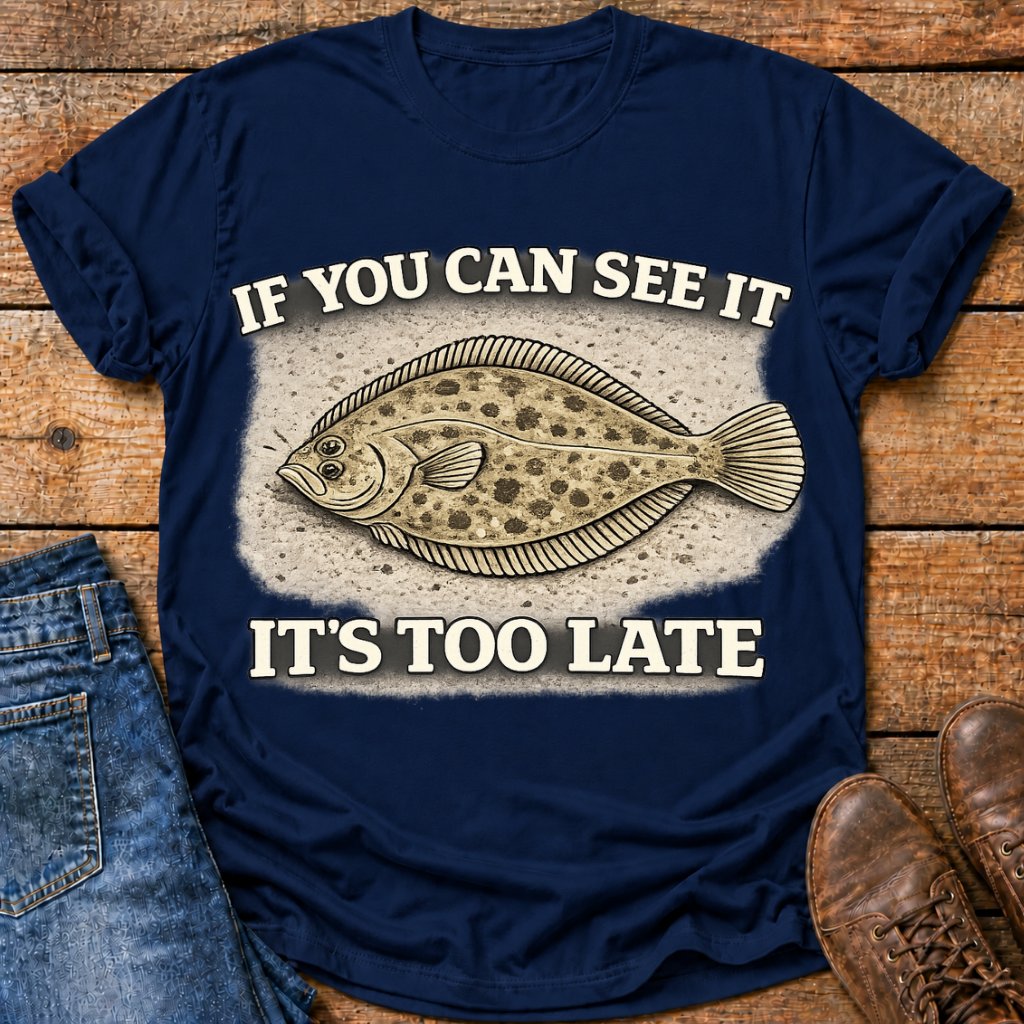 Too Late Flounder T-Shirt