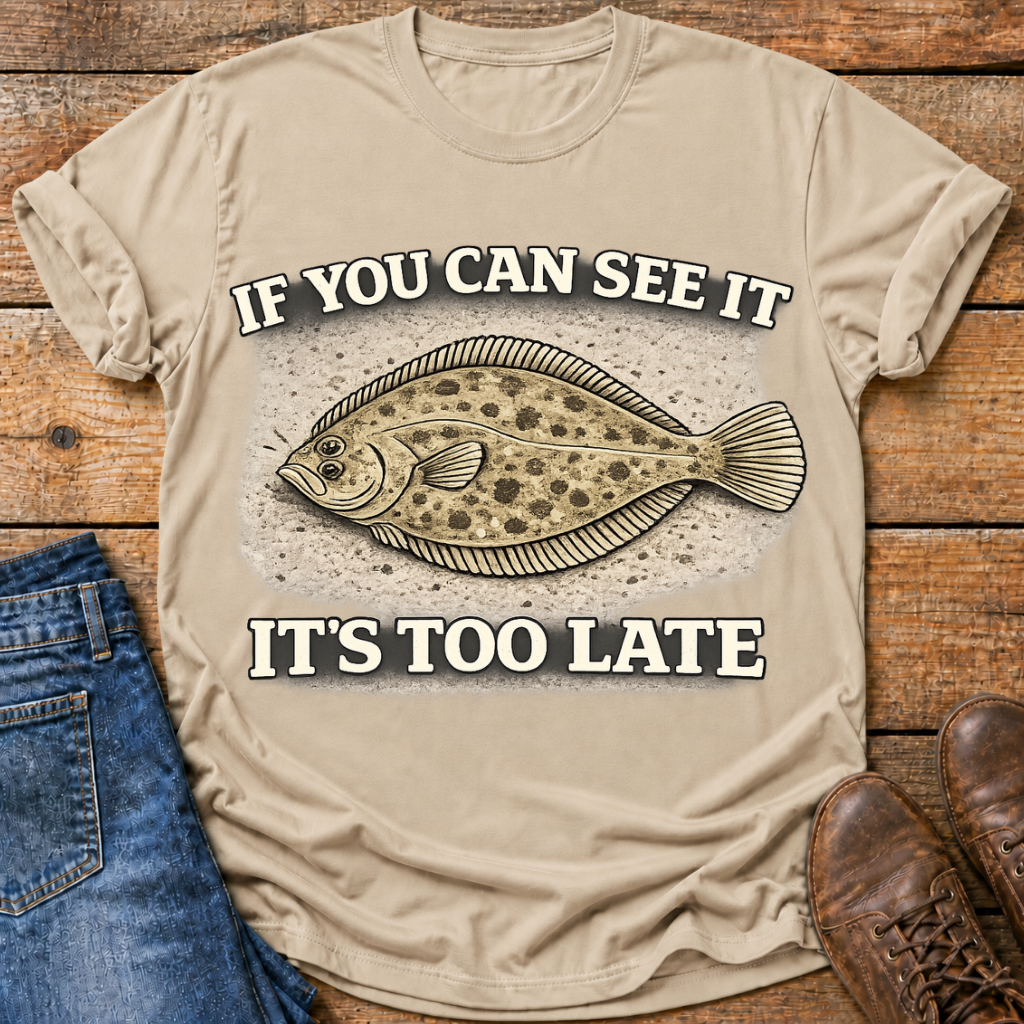 Too Late Flounder T-Shirt