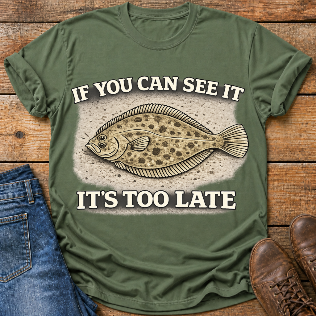 Too Late Flounder T-Shirt