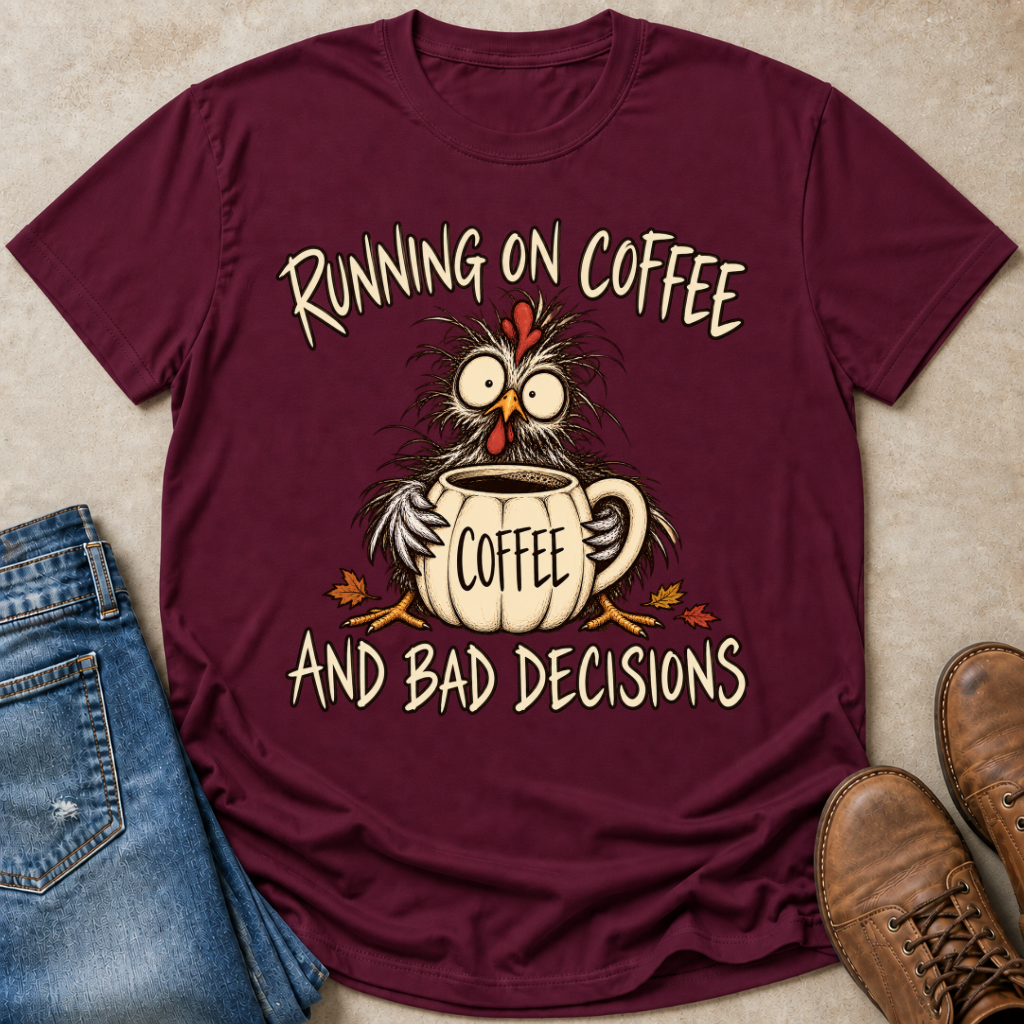 Autumn Coffee Hen T-Shirt