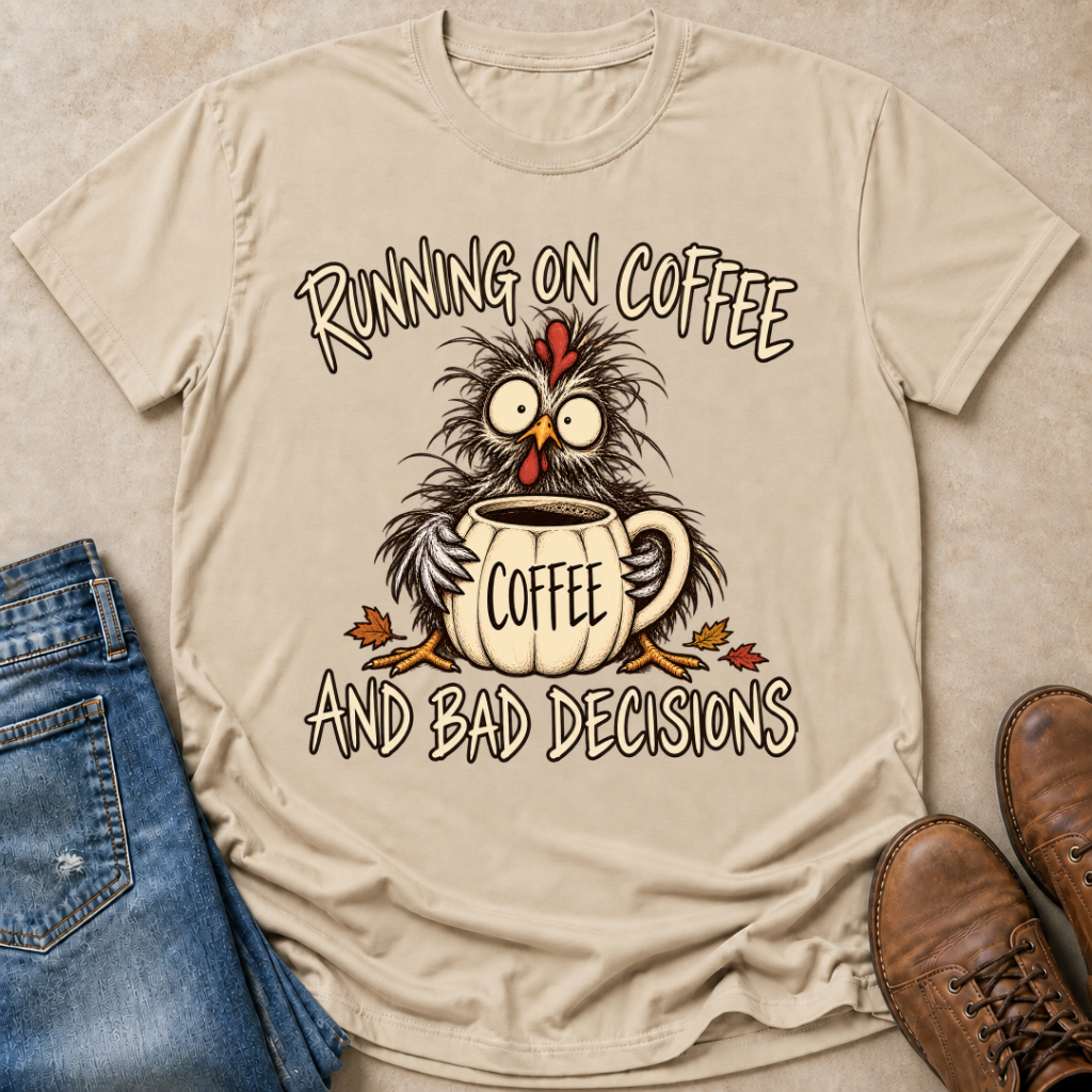 Autumn Coffee Hen T-Shirt