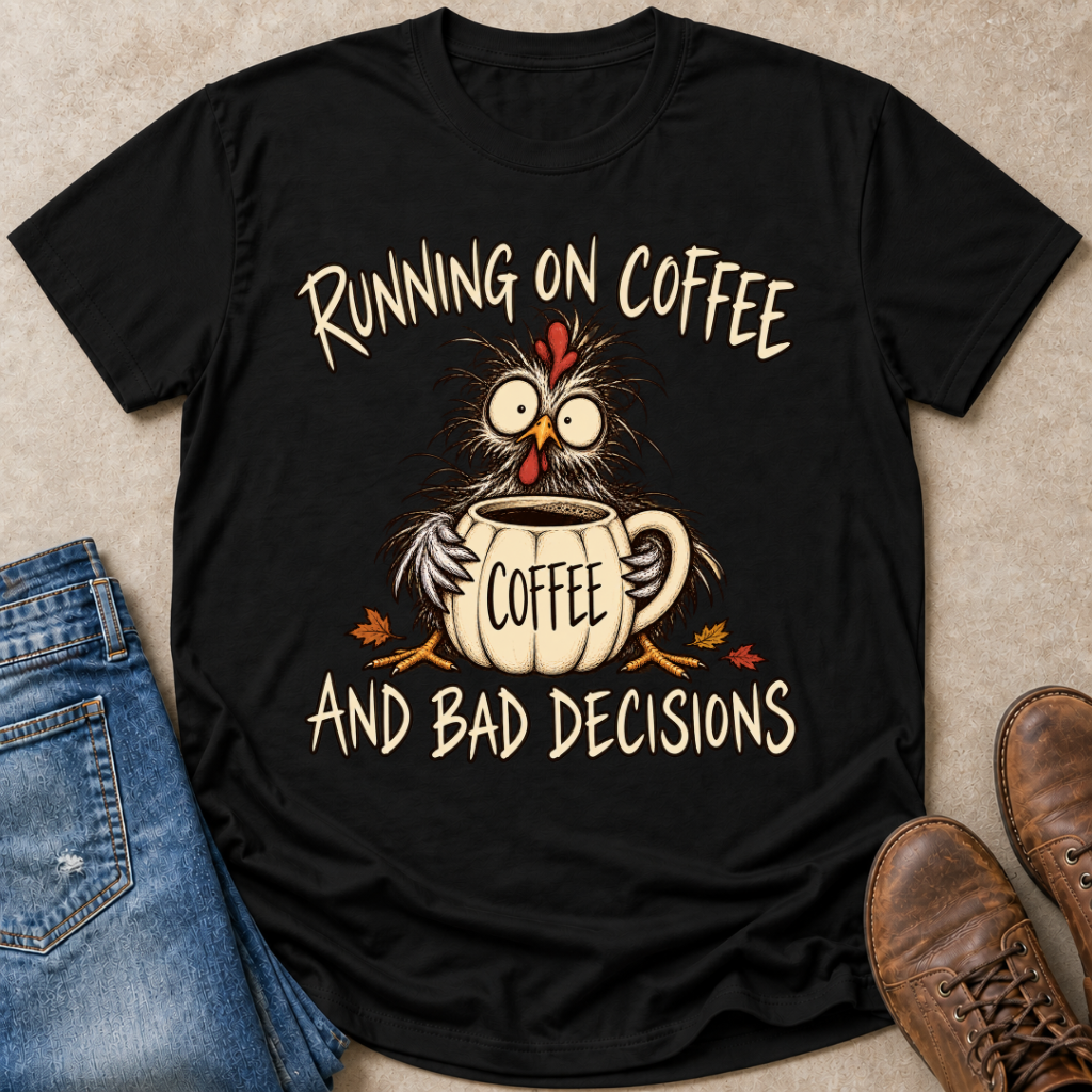Autumn Coffee Hen T-Shirt