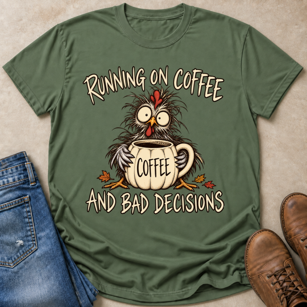 Autumn Coffee Hen T-Shirt