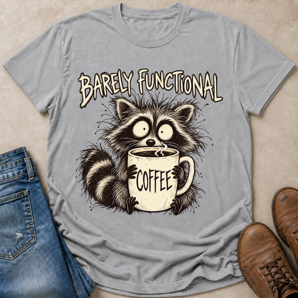 Coffee Raccoon T-Shirt