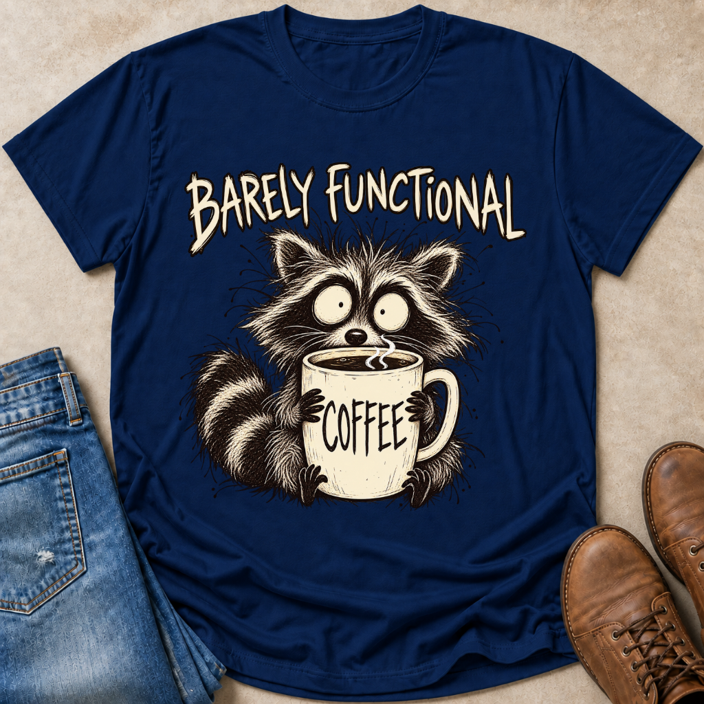 Coffee Raccoon T-Shirt
