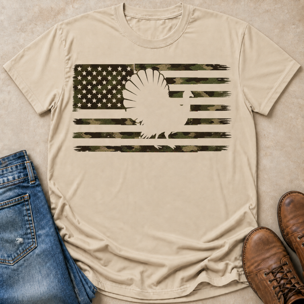 American Hunt Turkey Stripes T-Shirt