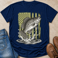 Black Crappie Flag T-Shirt