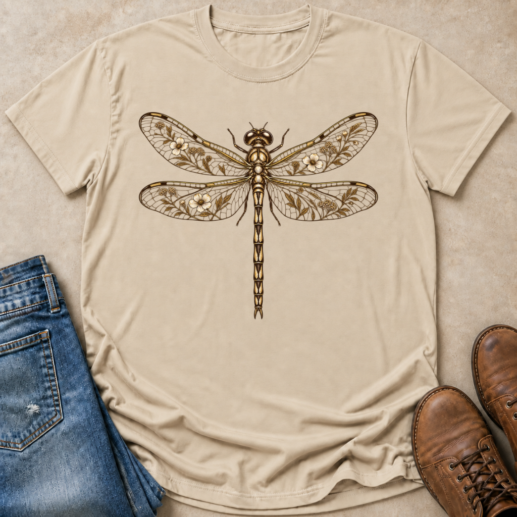Botanical Dragonfly T-Shirt