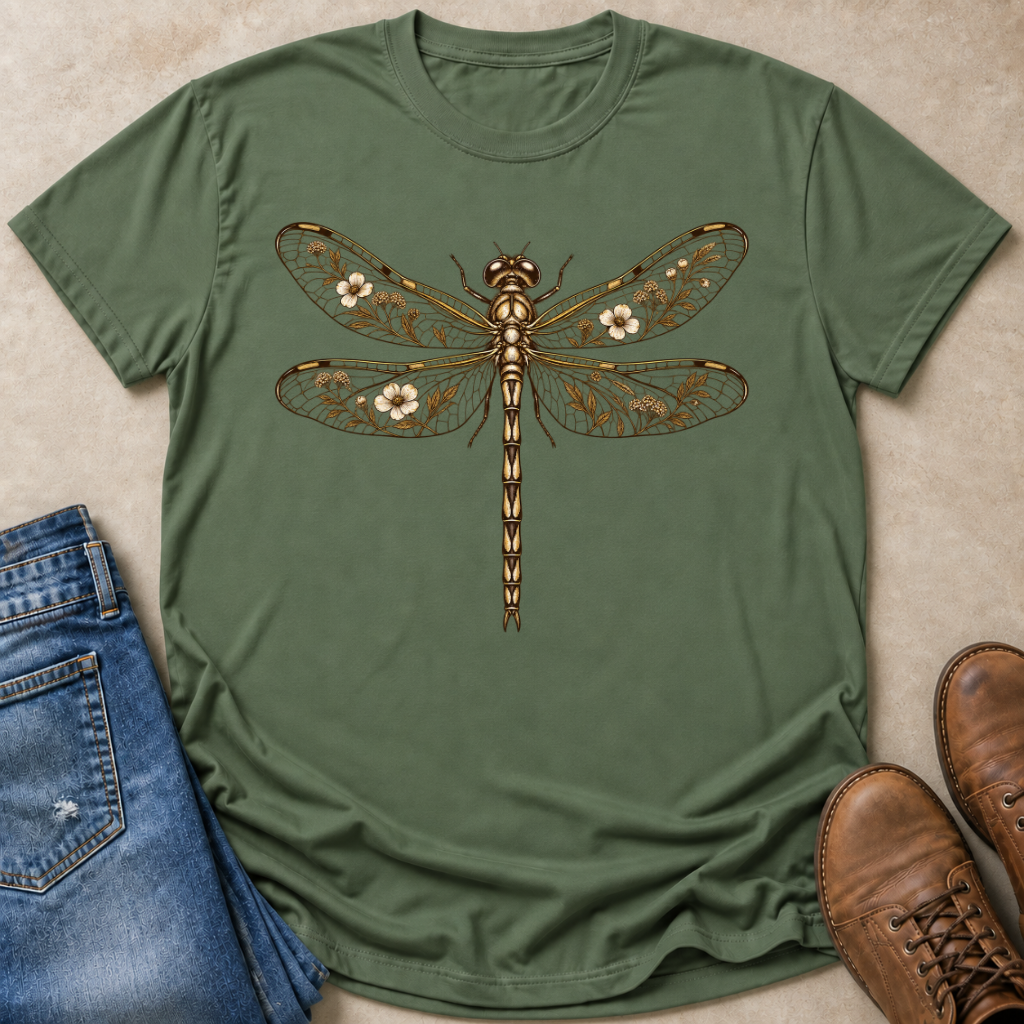 Botanical Dragonfly T-Shirt