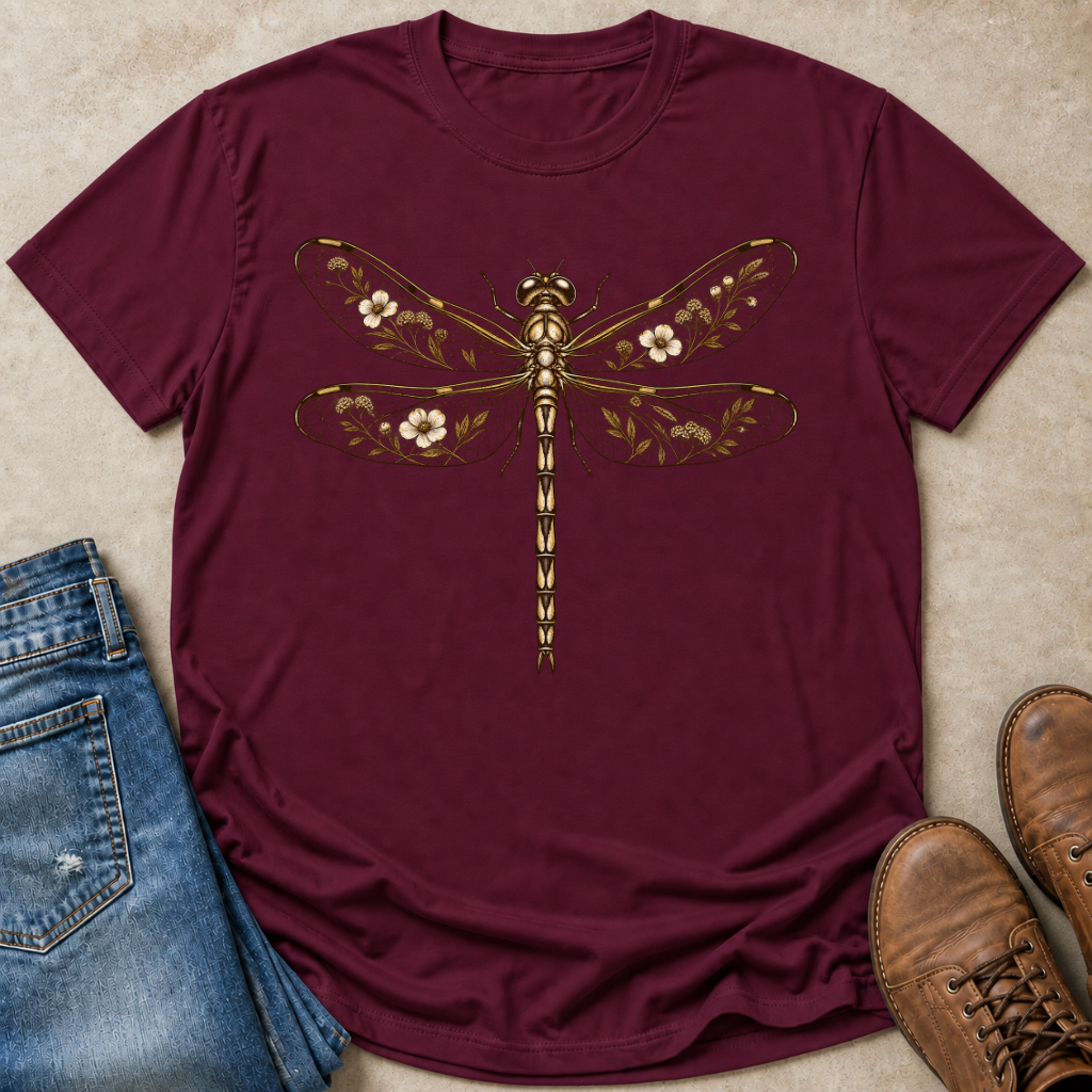Botanical Dragonfly T-Shirt