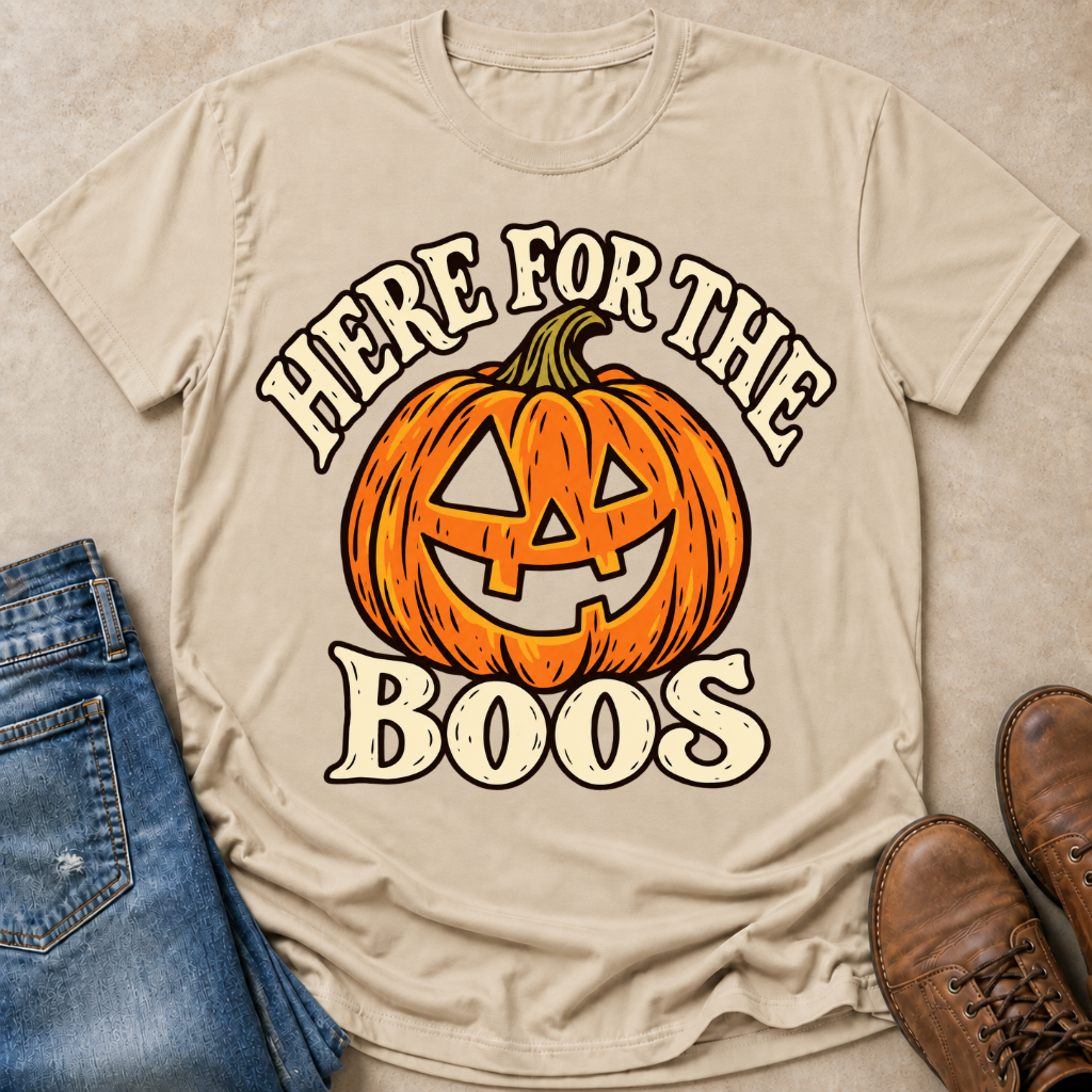 Here for the Boos T-Shirt