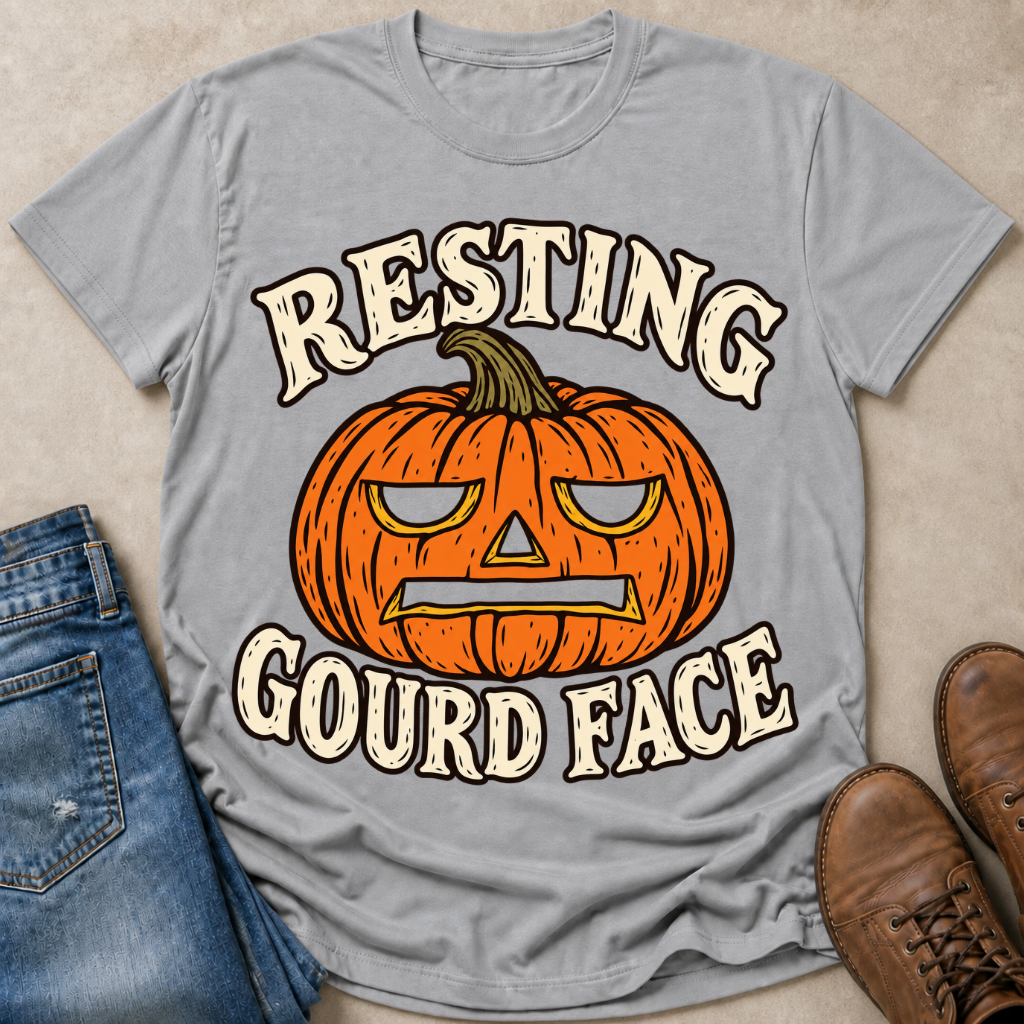 Resting Gourd Face T-Shirt