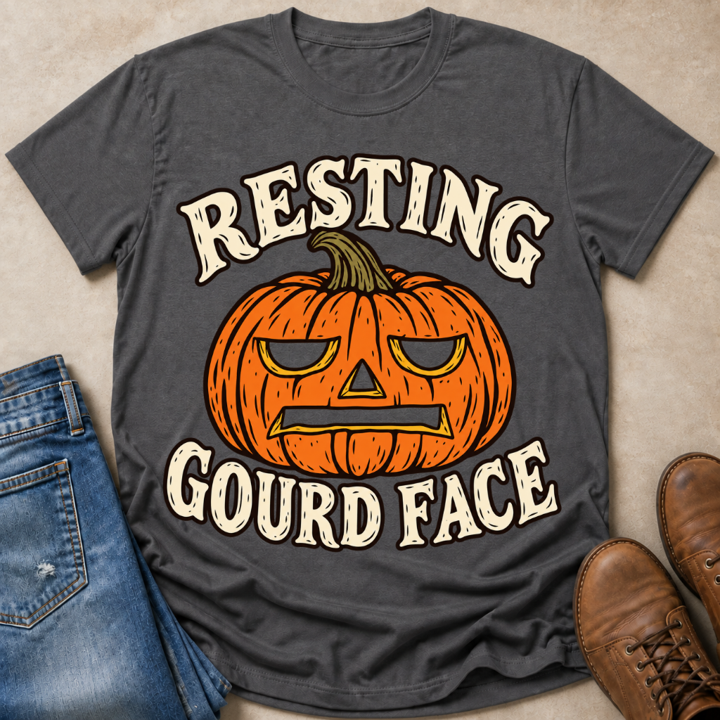 Resting Gourd Face T-Shirt
