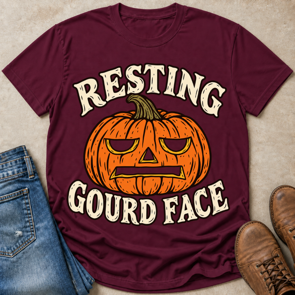 Resting Gourd Face T-Shirt