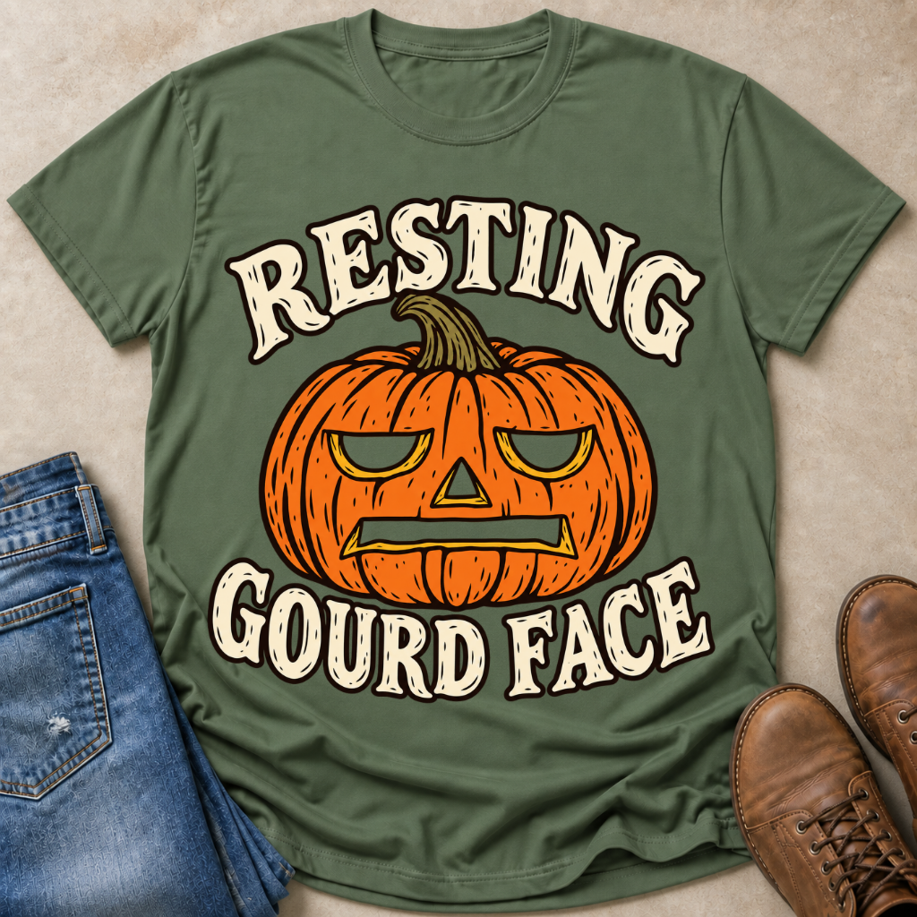 Resting Gourd Face T-Shirt